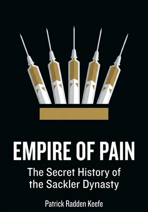 Book cover of Empire of Pain by Patrick Radden Keefe — critical summary review on 12min