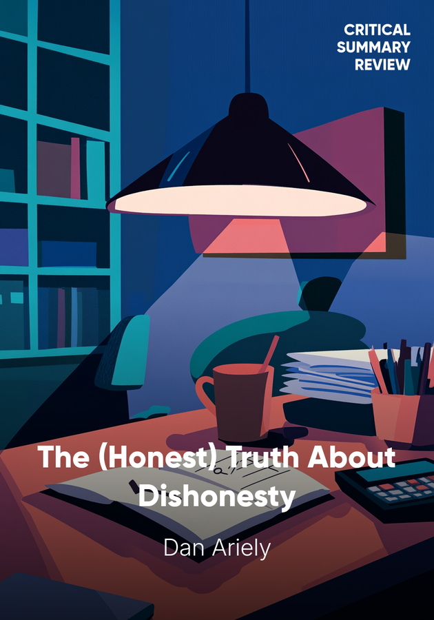 Book cover of The (Honest) Truth About Dishonesty by Dan Ariely — critical summary review on 12min