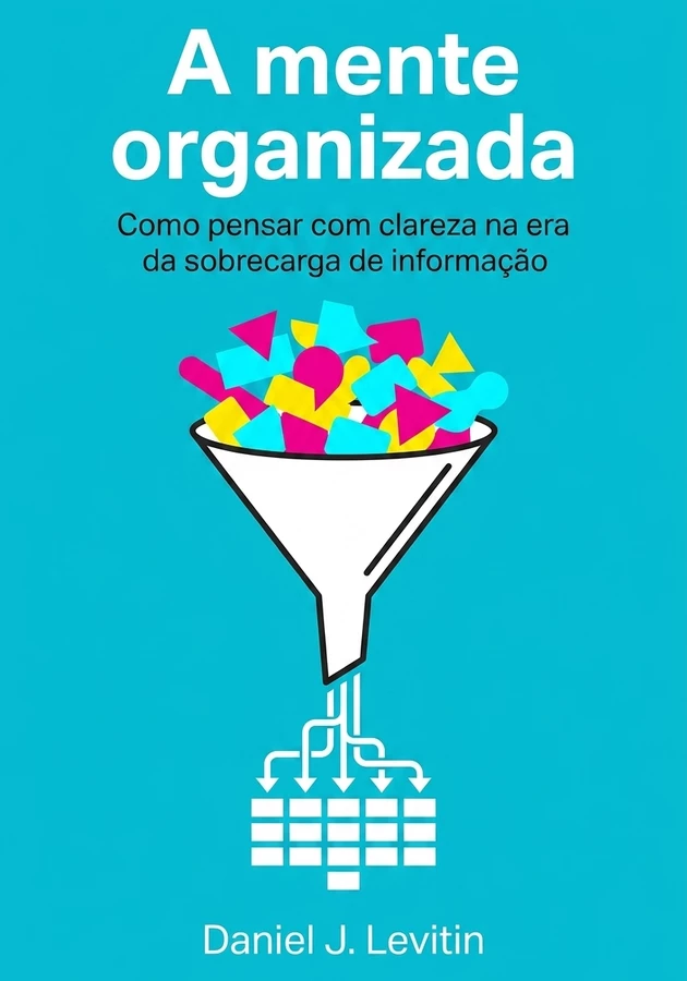 Capa do livro A mente organizada, de Daniel J. Levitin — resumo e resenha crítica no 12min