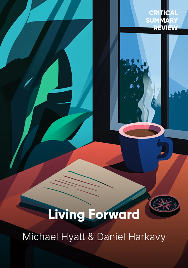 Book cover of Living Forward by Michael Hyatt — critical summary review on 12min