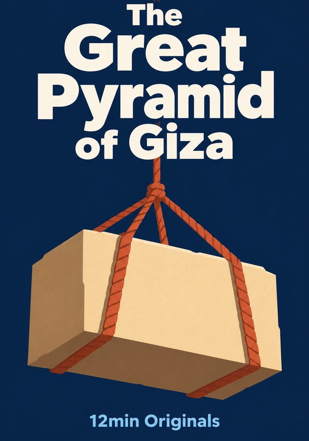 Book cover of The Great Pyramid of Giza by 12min Originals — critical summary review on 12min
