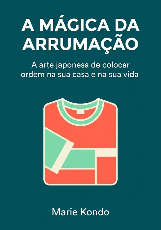Capa do livro A Mágica da Arrumação, de Marie Kondo — resumo e resenha crítica no 12min