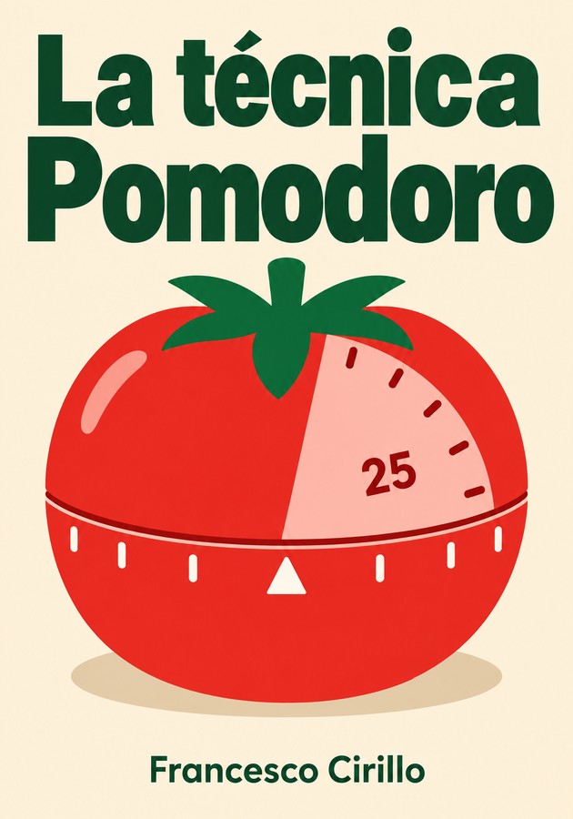 Portada del libro La técnica Pomodoro, de Francesco Cirillo — resumen crítico y reseña en 12min