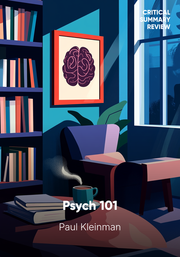 Book cover of Psych 101 by Paul Kleinman — critical summary review on 12min