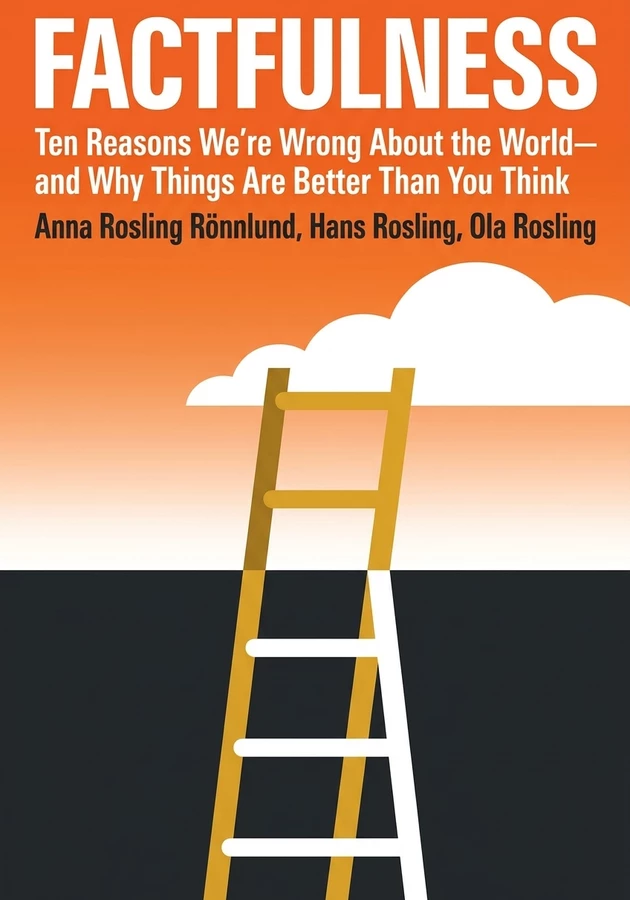 Portada del libro Factfulness, de Anna Rosling Rönnlund & Ola Rosling & Hans Rosling — resumen crítico y reseña en 12min