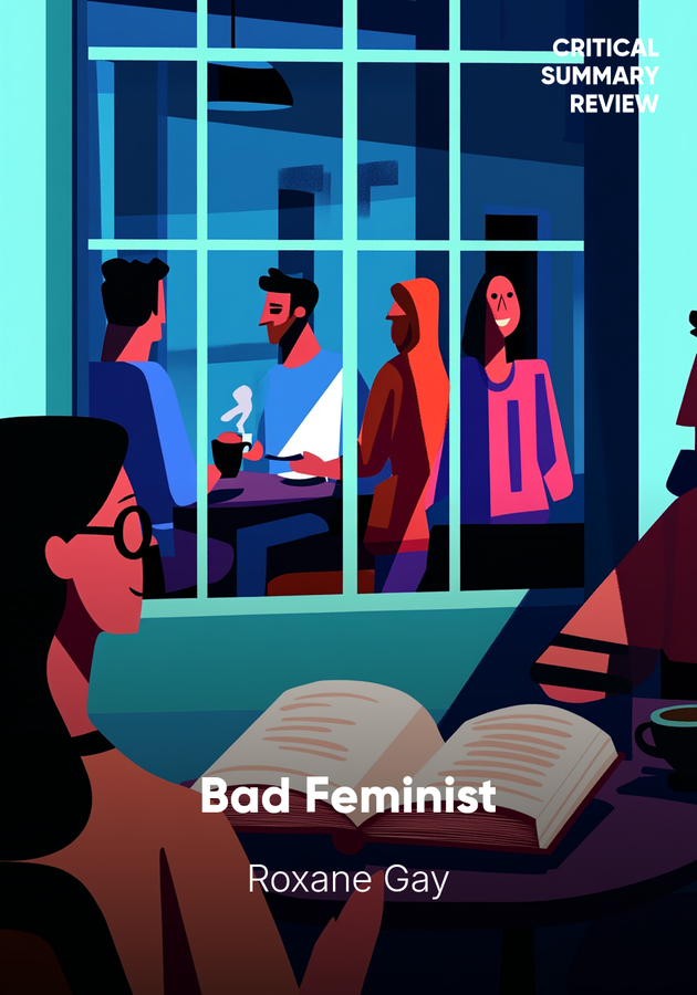 Book cover of Bad Feminist by Roxane Gay — critical summary review on 12min