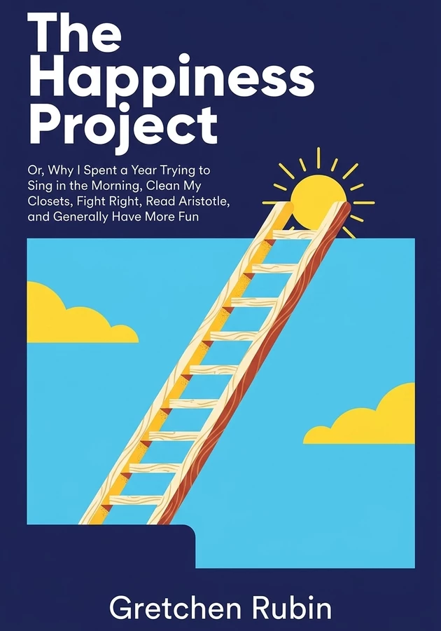 Book cover of The Happiness Project by Gretchen Rubin — critical summary review on 12min