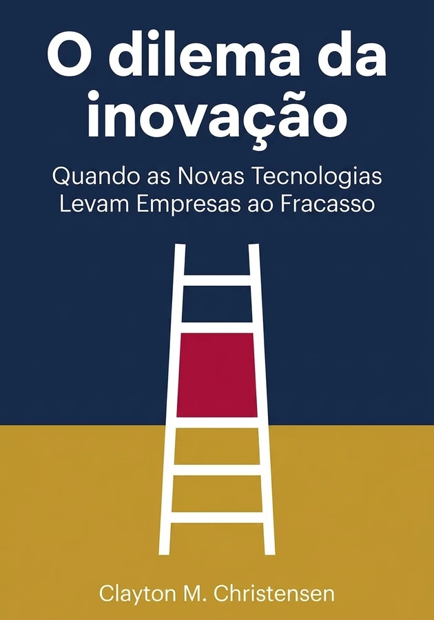 Capa do livro O dilema da inovação, de Clayton M. Christensen — resumo e resenha crítica no 12min