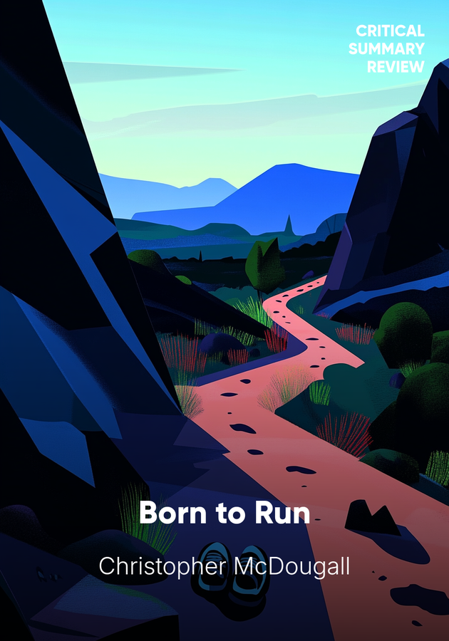 Book cover of Born to Run by Christopher McDougall — critical summary review on 12min