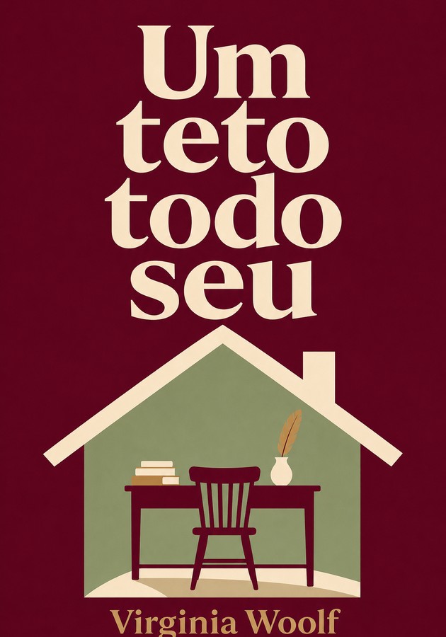 Capa do livro Um teto todo seu , de Virginia Woolf — resumo e resenha crítica no 12min
