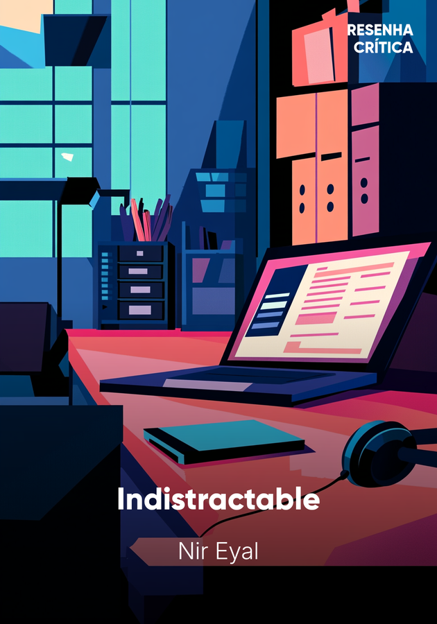 Capa do livro Indistractable, de Nir Eyal — resumo e resenha crítica no 12min