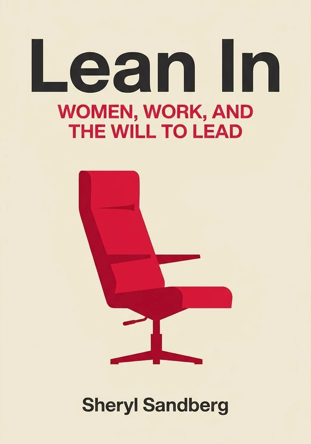 Book cover of Lean In by Sheryl Sandberg — critical summary review on 12min
