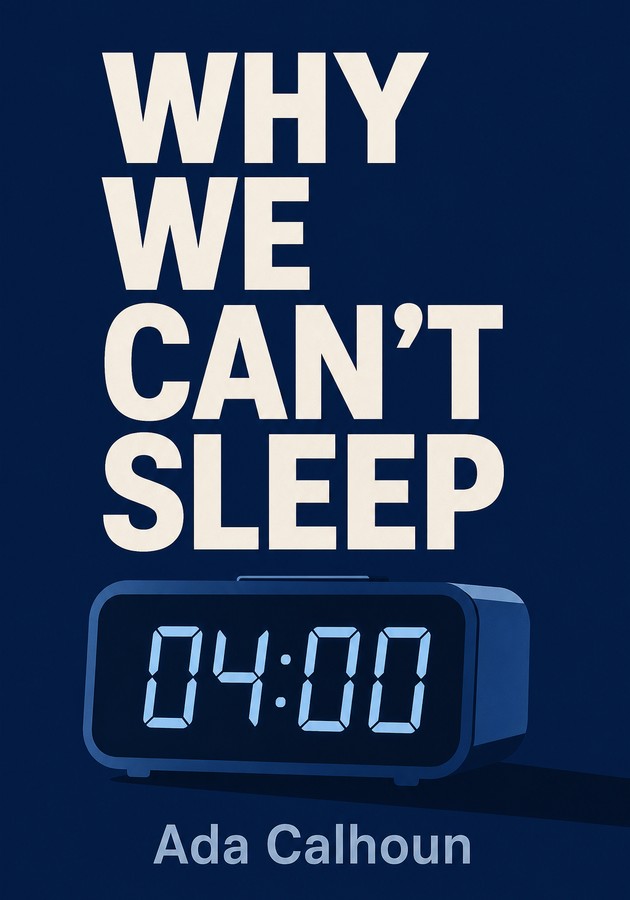 Capa do livro Why We Can't Sleep, de Ada Calhoun — resumo e resenha crítica no 12min