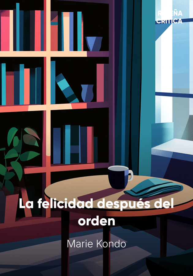 Portada del libro La felicidad después del orden, de Marie Kondo — resumen crítico y reseña en 12min