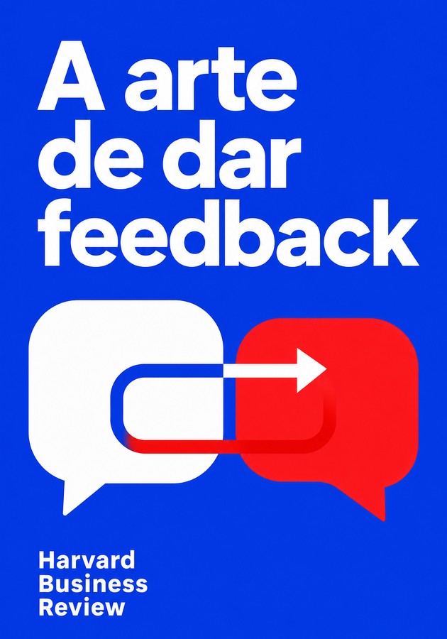 Capa do livro A arte de dar feedback, de Harvard Business Review  — resumo e resenha crítica no 12min