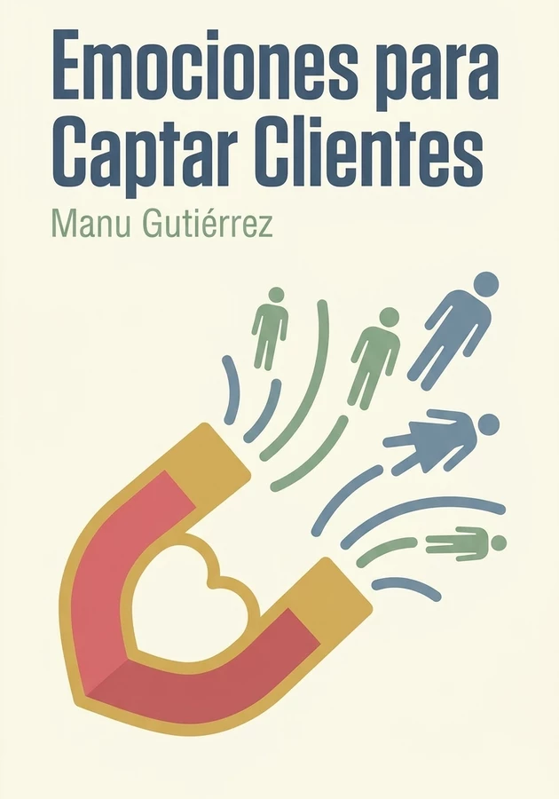 Portada del libro Emociones para Captar Clientes, de Manu Gutiérrez — resumen crítico y reseña en 12min