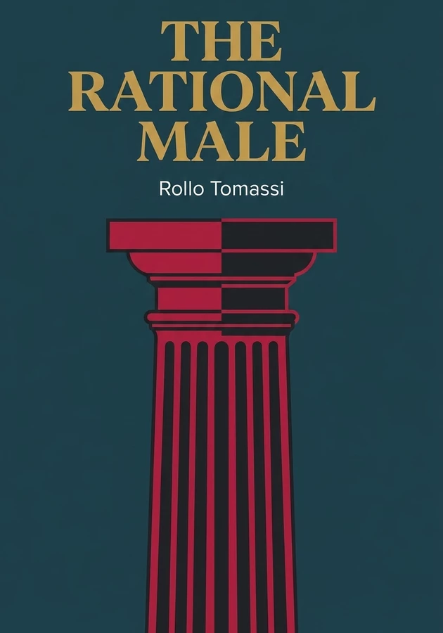 Book cover of The Rational Male by Rollo Tomassi — critical summary review on 12min