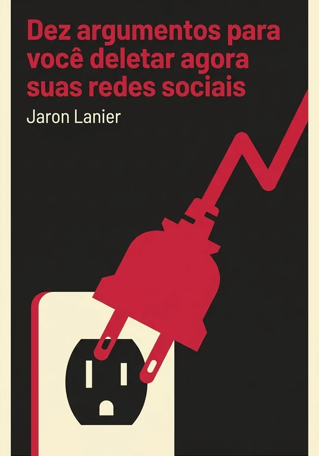Capa do livro Dez argumentos para você deletar agora suas redes sociais, de Jaron Lanier — resumo e resenha crítica no 12min