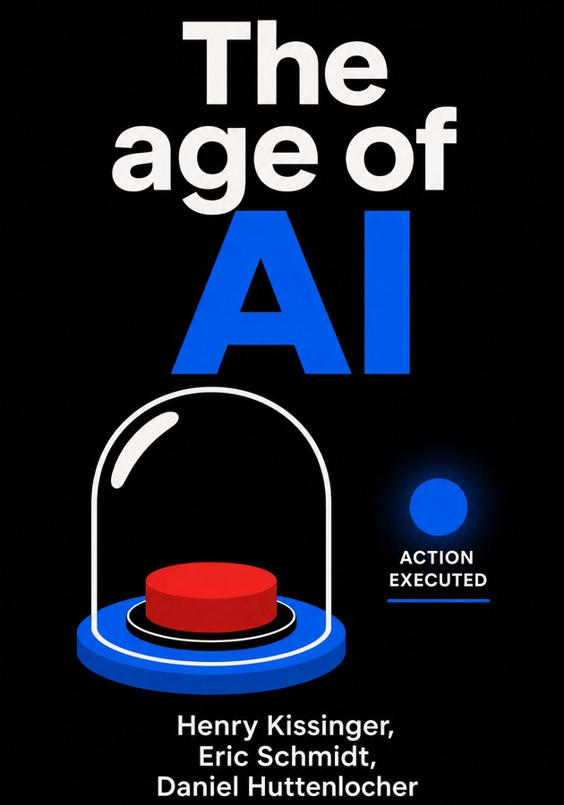 Capa do livro The age of AI, de Daniel Huttenlocher & Eric Schmidt & Henry Kissinger — resumo e resenha crítica no 12min