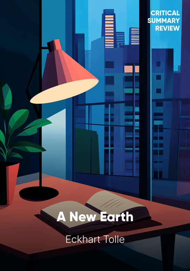 Book cover of A New Earth by Eckhart Tolle — critical summary review on 12min