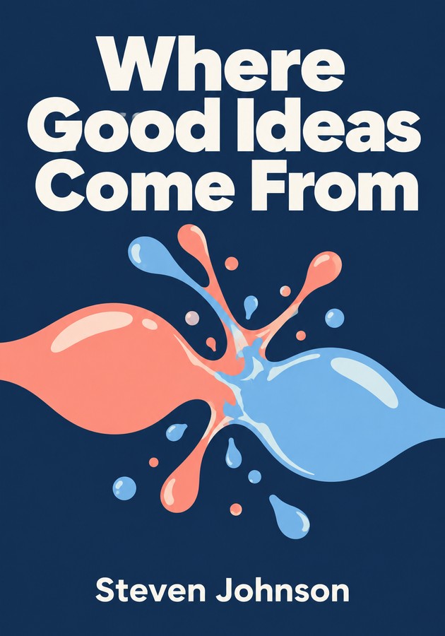 Book cover of Where Good Ideas Come From by Steven Johnson — critical summary review on 12min