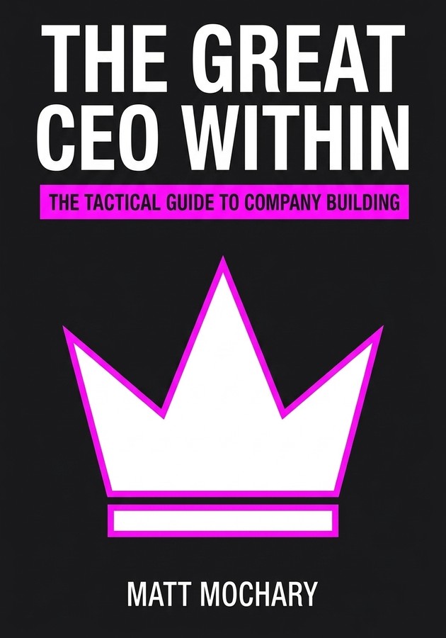Capa do livro The great CEO within, de Matt Mochary — resumo e resenha crítica no 12min