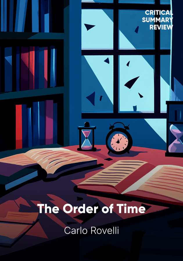 Book cover of The Order of Time by Carlo Rovelli — critical summary review on 12min