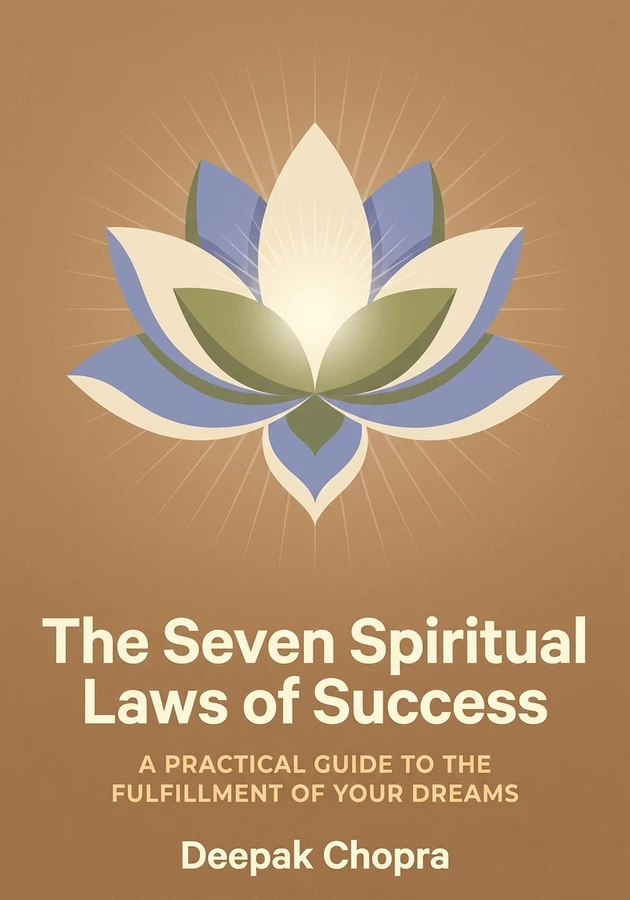Book cover of The Seven Spiritual Laws of Success by Deepak Chopra — critical summary review on 12min