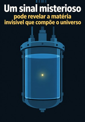 Capa do livro Um sinal misterioso pode revelar a matéria invisível que compõe o universo, de 12min Originals — resumo e resenha crítica no 12min