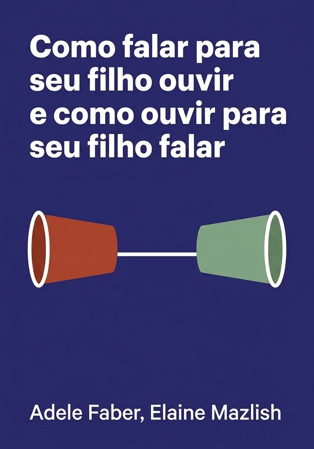 Capa do livro Como falar para seu filho ouvir e como ouvir para seu filho falar, de Elaine Mazlish & Adele Faber — resumo e resenha crítica no 12min