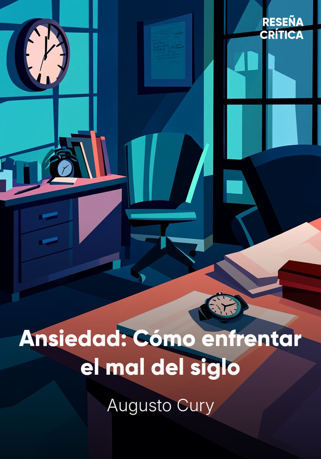 Portada del libro Ansiedad: Cómo enfrentar el mal del siglo, de Augusto Cury — resumen crítico y reseña en 12min