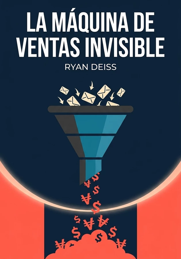 Portada del libro La Máquina de Ventas Invisible, de Ryan Deiss — resumen crítico y reseña en 12min