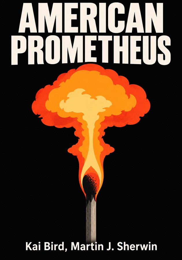 Book cover of American Prometheus by Kai Bird — critical summary review on 12min