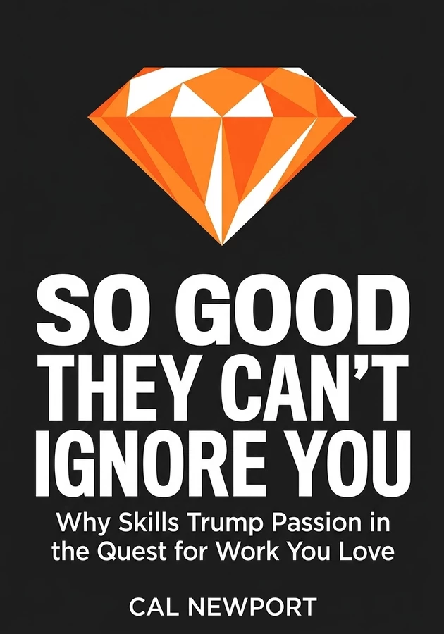 Book cover of So Good They Can't Ignore You by Cal Newport — critical summary review on 12min