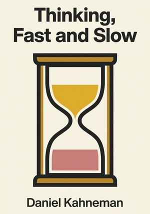 Book cover of Thinking, Fast and Slow  by Daniel Kahneman — critical summary review on 12min