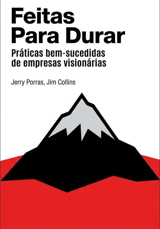 Capa do livro Feitas Para Durar, de Jim Collins — resumo e resenha crítica no 12min