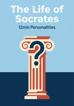 Book cover of The Life of Socrates by 12min Personalities — critical summary review on 12min
