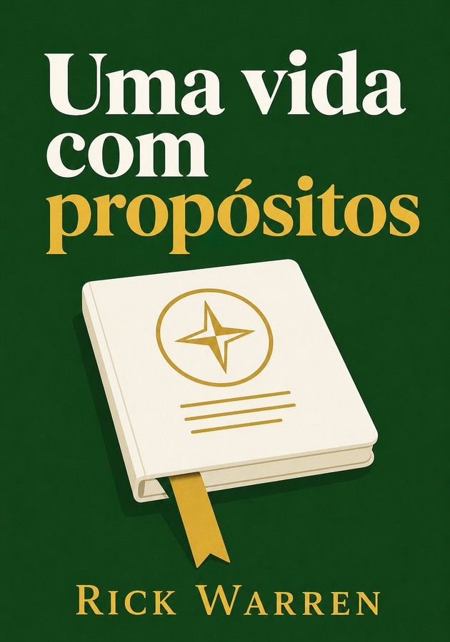 Capa do livro Uma vida com propósitos, de Rick Warren — resumo e resenha crítica no 12min