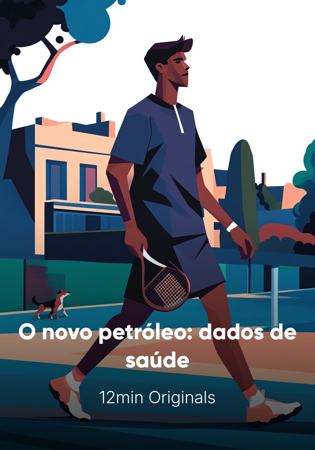 Capa do livro O novo petróleo: dados de saúde, de 12min Originals — resumo e resenha crítica no 12min