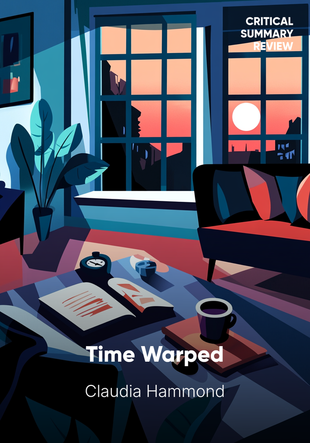 Book cover of Time Warped by Claudia Hammond — critical summary review on 12min