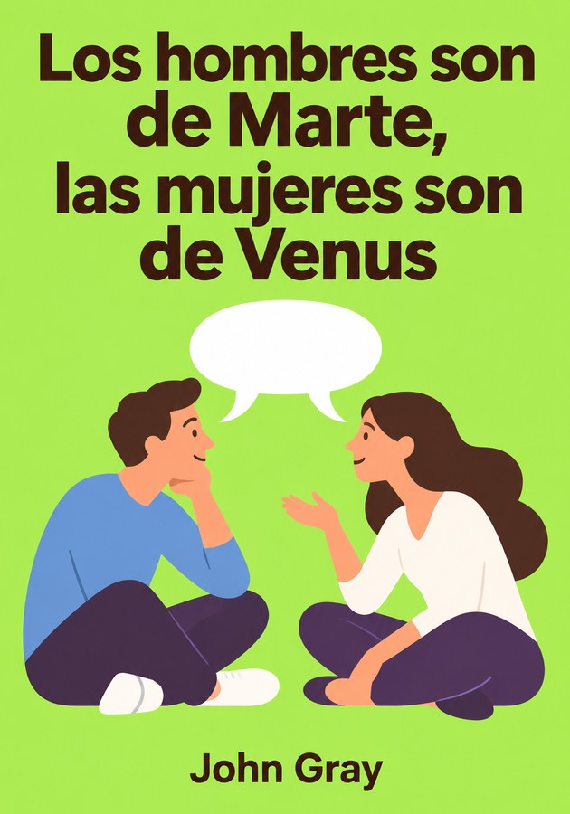 Portada del libro Los hombres son de Marte, las mujeres son de Venus, de John Gray — resumen crítico y reseña en 12min