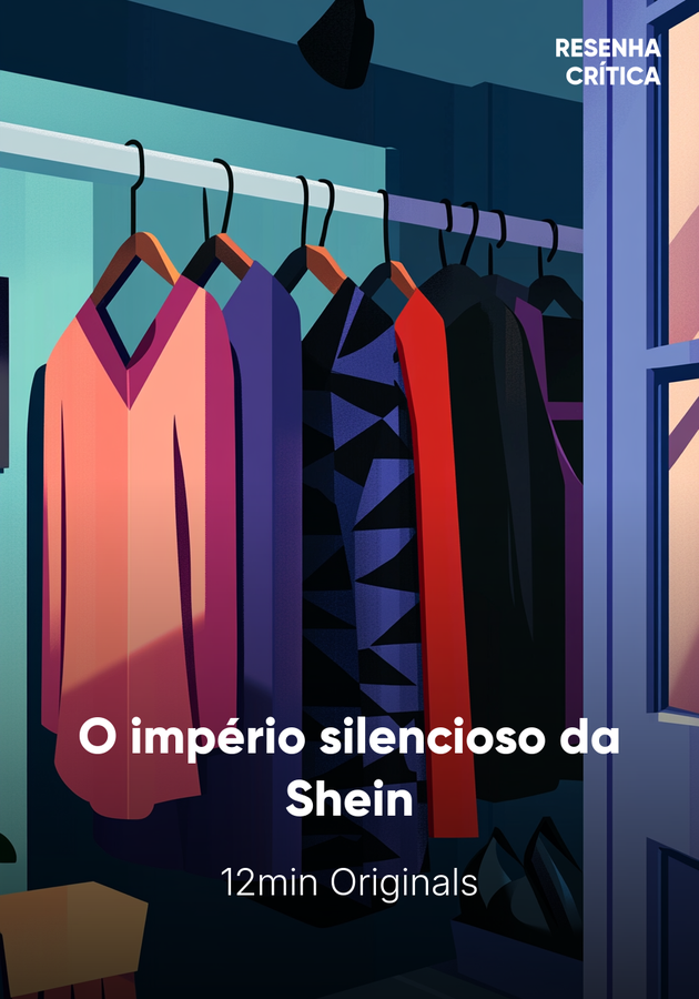 Capa do livro O império silencioso da Shein, de 12min Originals — resumo e resenha crítica no 12min