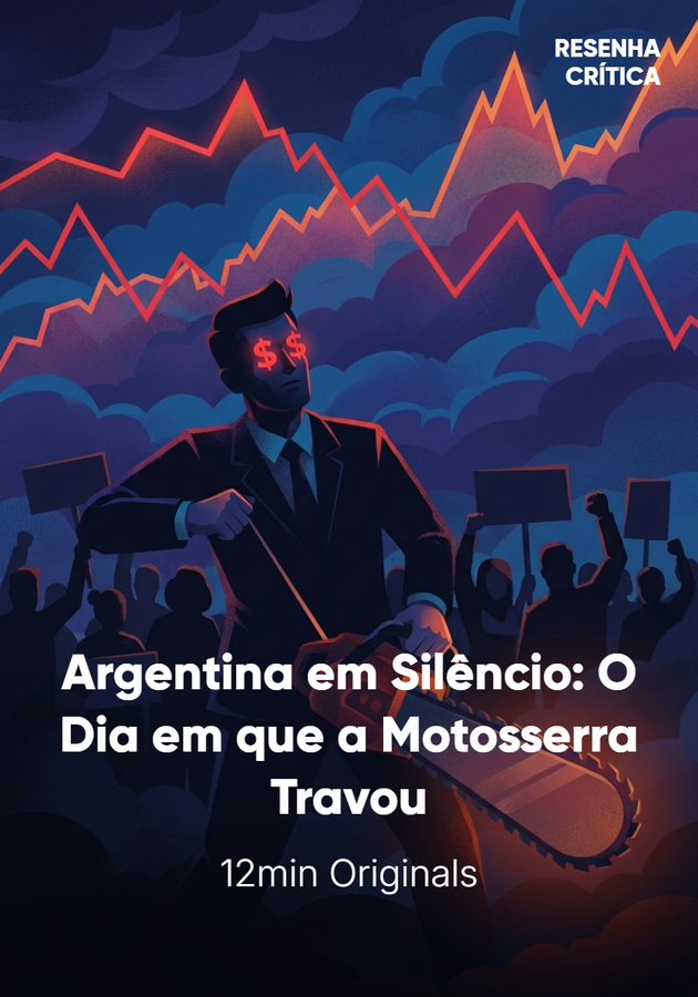 Capa do livro Argentina em Silêncio: O Dia em que a Motosserra Travou, de 12min Originals — resumo e resenha crítica no 12min