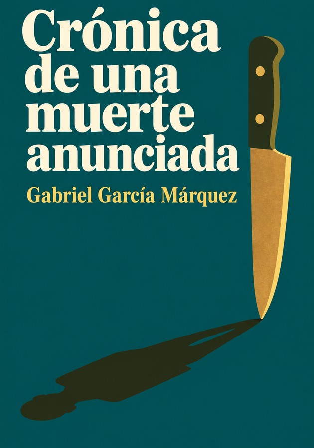 Portada del libro Crónica de una muerte anunciada, de Gabriel García Márquez — resumen crítico y reseña en 12min