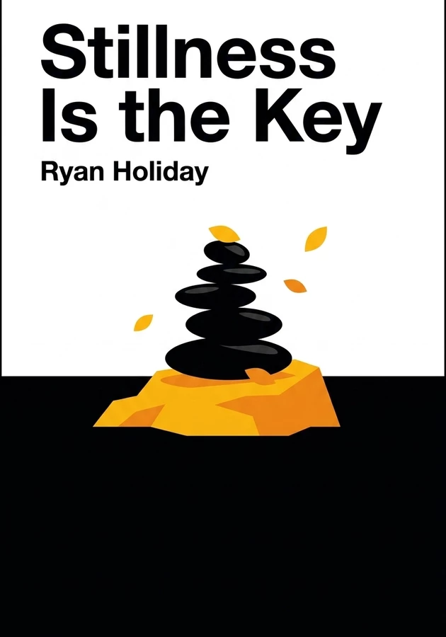 Book cover of Stillness Is the Key by Ryan Holiday — critical summary review on 12min