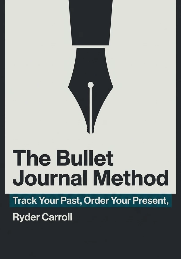 Book cover of The Bullet Journal Method by Ryder Carroll — critical summary review on 12min