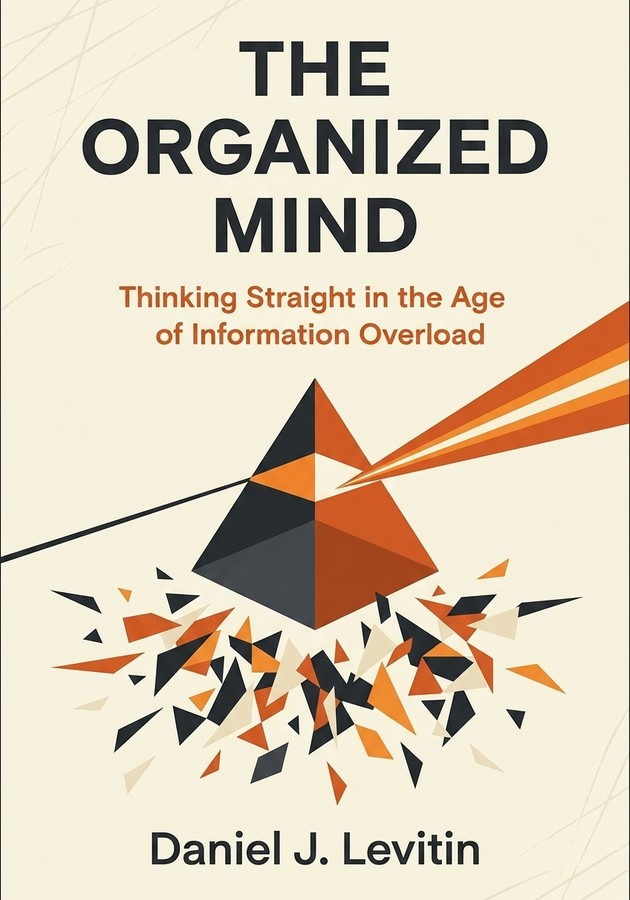 Portada del libro The Organized Mind, de Daniel J. Levitin — resumen crítico y reseña en 12min