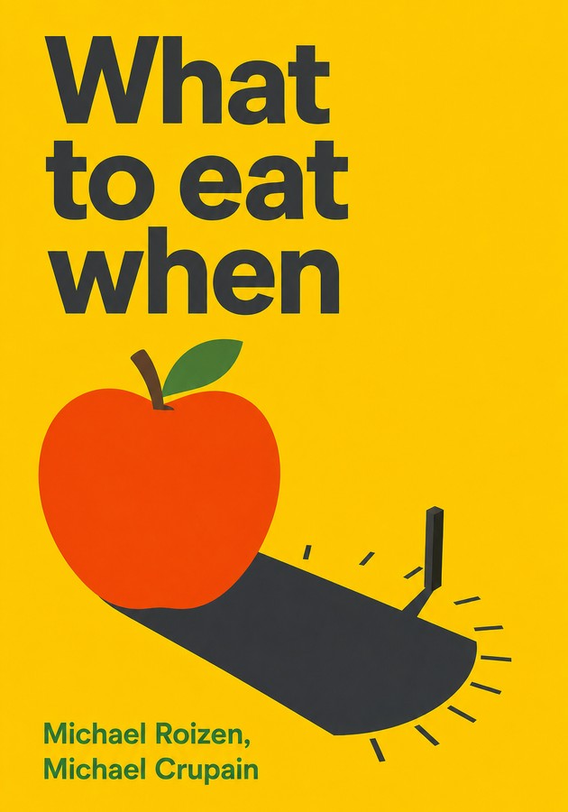 Capa do livro What to eat when, de Michael Roizen — resumo e resenha crítica no 12min