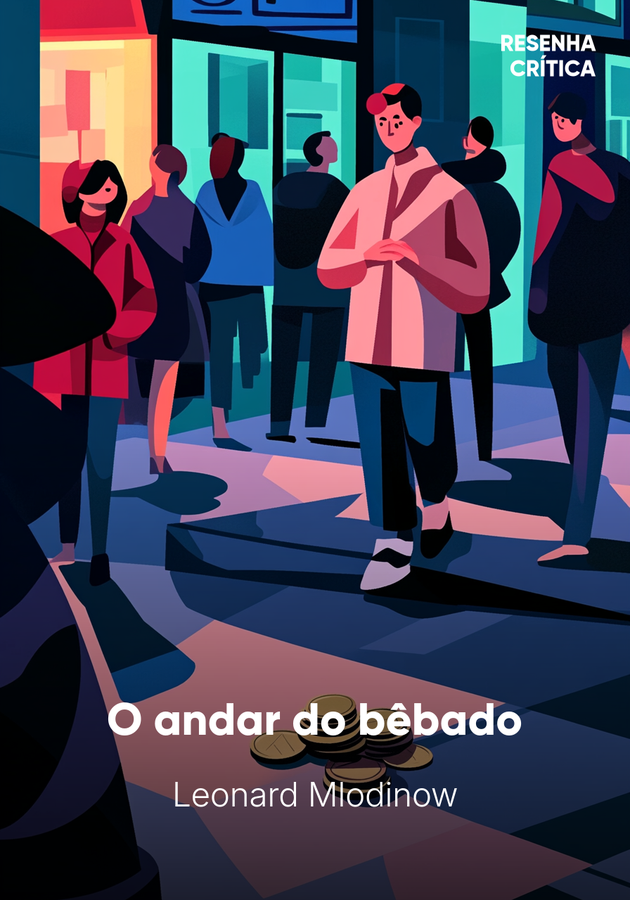 Capa do livro O andar do bêbado, de Leonard Mlodinow — resumo e resenha crítica no 12min