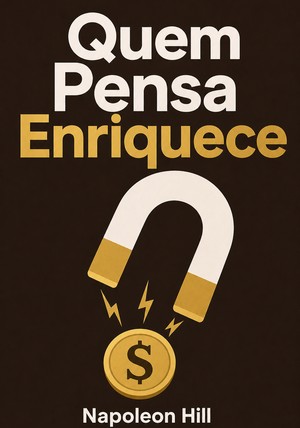 Capa do livro Quem Pensa Enriquece, de Napoleon Hill — resumo e resenha crítica no 12min
